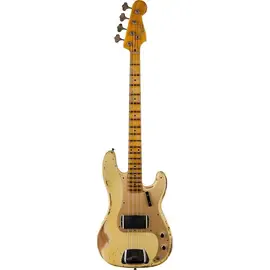 Бас-гитара Fender Custom Shop '58 Precision Bass Heavy Relic Vintage White