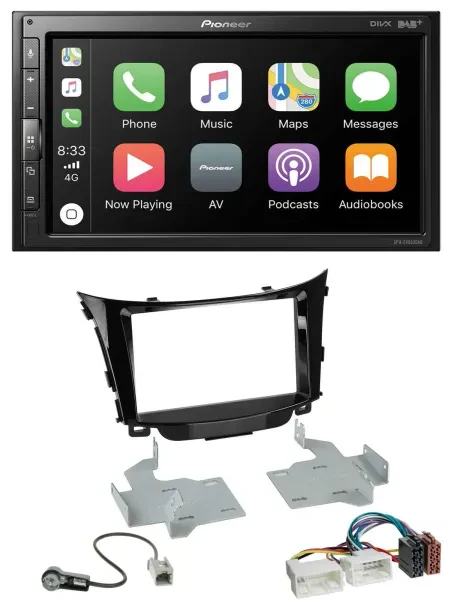 Pioneer USB MP3 DAB 2DIN Bluetooth Autoradio für Hyundai i30 (ab 12)