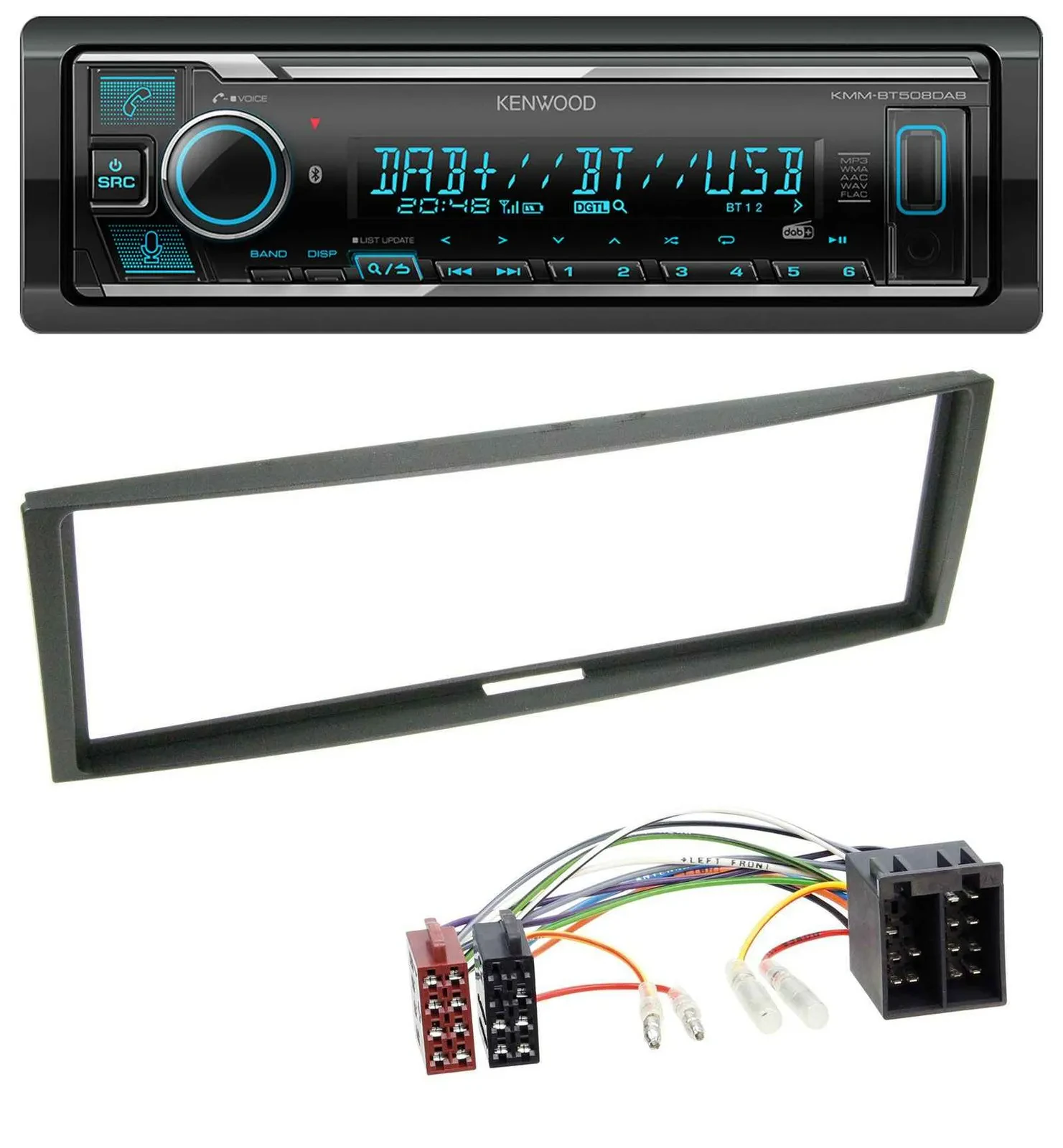 Kenwood Bluetooth MP3 DAB USB Autoradio für Renault Megane Megane Scenic Modus C