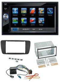 Blaupunkt SD Bluetooth 2DIN MP3 USB AUX Autoradio für Seat Ibiza ab 08 azabaches