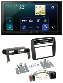 Pioneer MP3 Bluetooth USB 2DIN DAB Autoradio für Fiat Grande Punto 2005-2009 sch