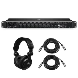 Behringer U-PHORIA UMC1820 Audiophile 18x20 USB 2.0 Audio/MIDI Interface, Bundle