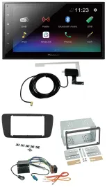 Pioneer DAB MP3 Bluetooth 2DIN USB Autoradio für Seat Ibiza ab 08 nitschwarz
