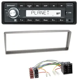 Continental USB MP3 AUX 1DIN Autoradio für Alfa Romeo 156 (2003-2005)