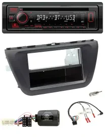 Kenwood Lenkrad CD USB Bluetooth DAB Autoradio für Suzuki SX4 (ab 2013)