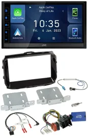 JVC DAB Bluetooth Lenkrad USB 2DIN Autoradio für Alfa Giulietta ISO 2013-2021 pi