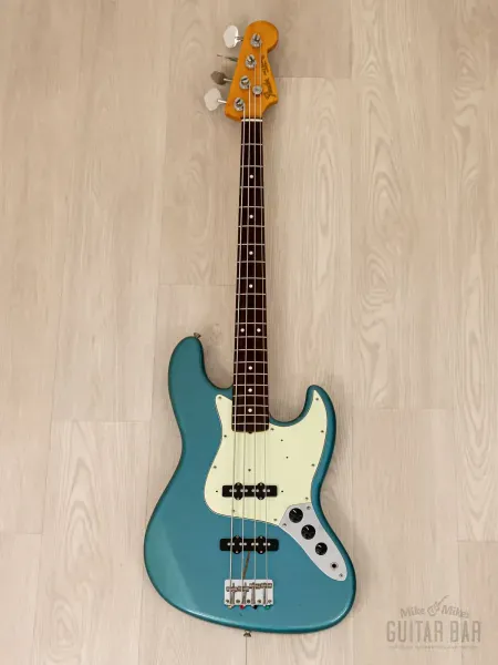 Бас-гитара Fender Jazz Bass 1962 Vintage Reissue JB62-75US JJ Lake Placid Blue w/gigbag Japan 2002