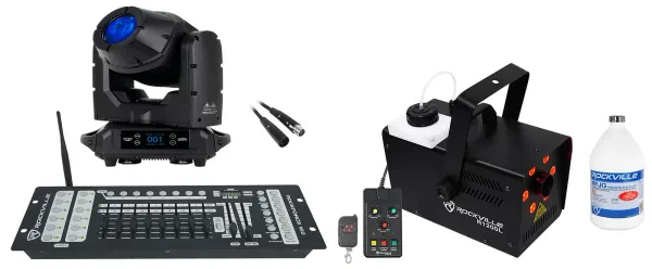 Комплект светового оборудования American DJ HYDRO BEAM X1+ROCKFORCE W2+R1200L+RFJG-1