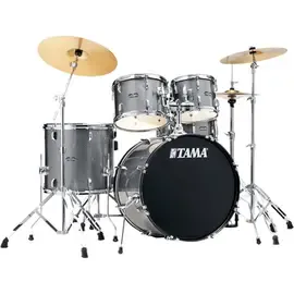 Ударная установка акустическая Tama Stagestar 5-Piece Complete Drum Kit, Cosmic Silver Sparkle w/ Cymbals and Hardwire