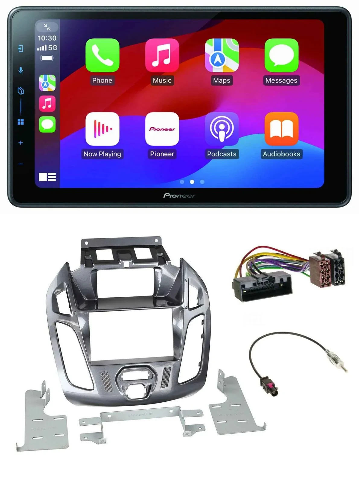 Pioneer Bluetooth 2DIN USB MP3 DAB Autoradio für Ford Transit Connect mit Displa
