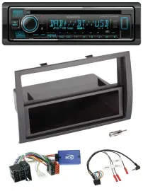 Автомагнитола Kenwood Bluetooth DAB USB CD для Fiat Ducato 2008–2011 черная