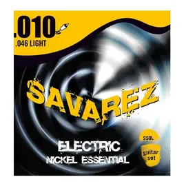 Струны для электрогитары Savarez S50L Nickel Essential 10-46