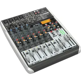 Аналоговый микшер Behringer XENYX QX1204USB (набор) 12 входов, 2/2 шины, с наушниками TAPH100