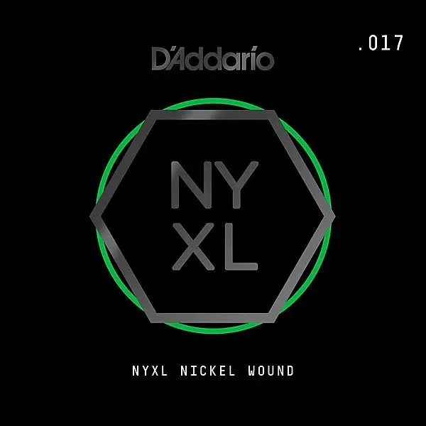 Струна одиночная D'Addario NYNW017 NYXL Nickel Wound Single 017