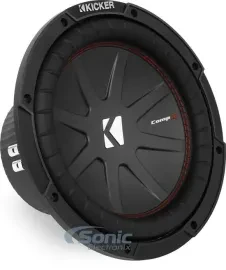 KICKER 48CWR104 800W 10 Inch CompR Dual 4-Ohm Car Subwoofer Car Audio Sub Woofer