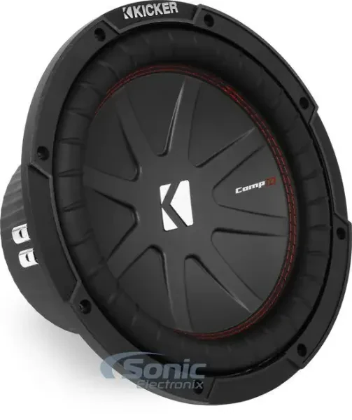 KICKER 48CWR104 800W 10 Inch CompR Dual 4-Ohm Car Subwoofer Car Audio Sub Woofer