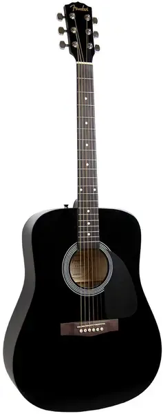 Акустическая гитара Fender FA-115 Dreadnought Pack V2 Black с аксессуарами