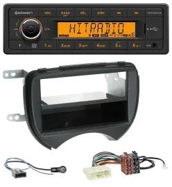 Continental MP3 Bluetooth AUX USB Autoradio für Nissan Micra K13 10-13 schwarz