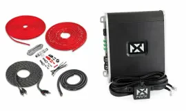 NVX VAD10001 1000W Monoblock Marine Amplifier w/ Free Belva 4 Gauge Amp Wire Kit