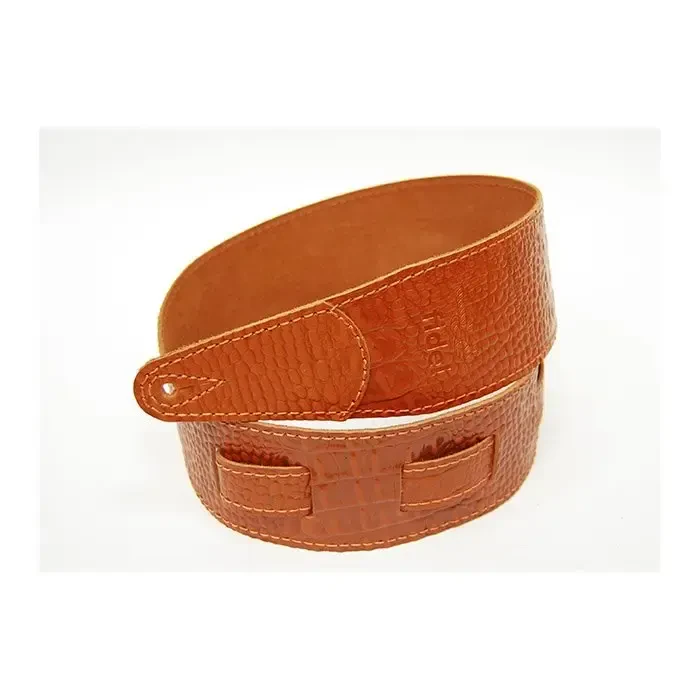 Ремень для гитары Fidel FL660287L11 Leather 11 Tangerine Reptile