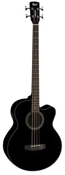 Электроакустическая бас-гитара Cort SJB5F Black