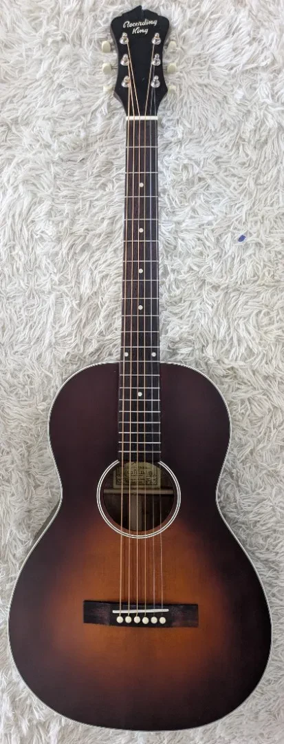 Recording King Solid Wood Parlor Acoustic Electric RPS-11-FE3-TBR #22060368