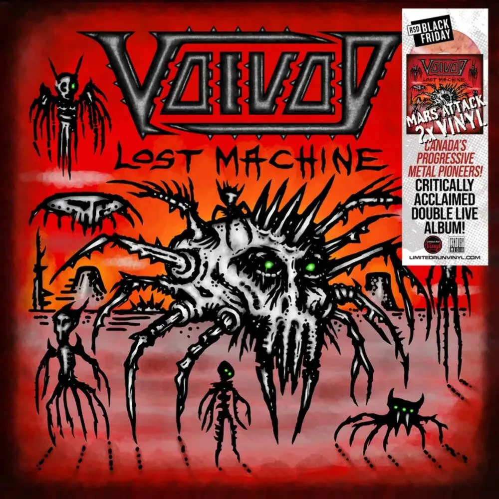 Виниловая пластинка Voivod – Lost Machine – Live (оранжевый/клубничный свирл) 2020