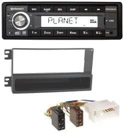 Continental USB 1DIN AUX DAB MP3 Autoradio für Kia Magentis (ab 2006)