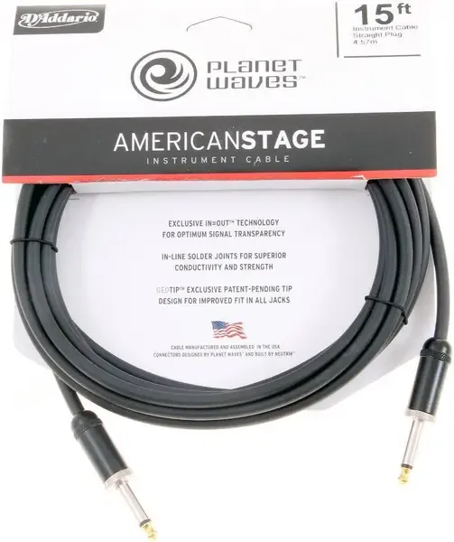 Инструментальный кабель Planet Waves American Stage PW-AMSG-15 4.5 м