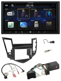 Alpine Bluetooth 2DIN Lenkrad DAB USB Autoradio für Chevrolet Cruze 05/2009-2016
