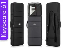 Чехол для синтезатора bagandmusic BM1084 Casual Black (61 клавиша)