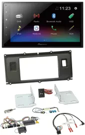 Pioneer USB Bluetooth DAB 2DIN Lenkrad Autoradio für Land Rover Evoque ab 2014