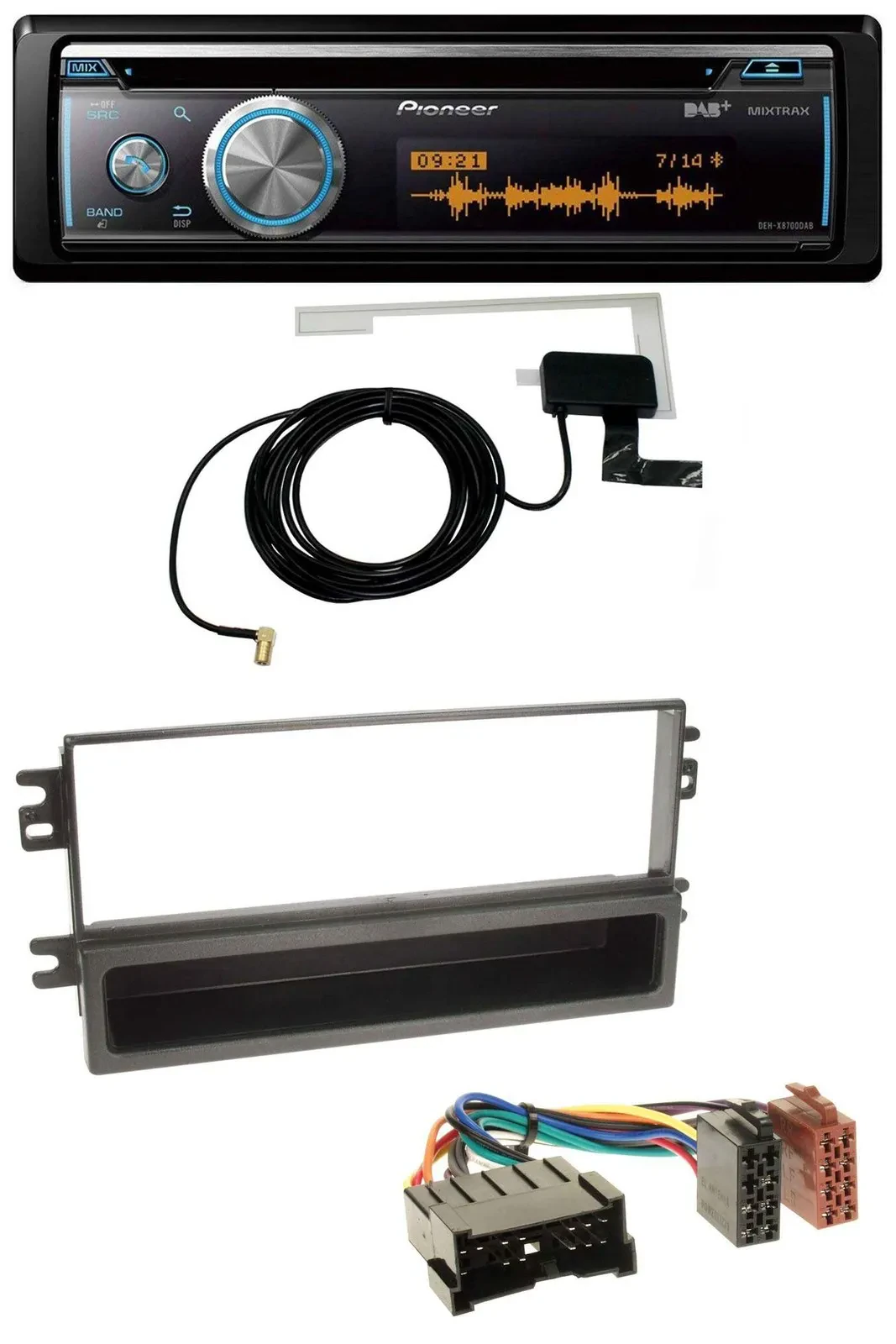 Автомагнитола для Kia Carnival 2001–2006 и Carens с 2003 Pioneer Bluetooth, DAB, USB, CD, MP3