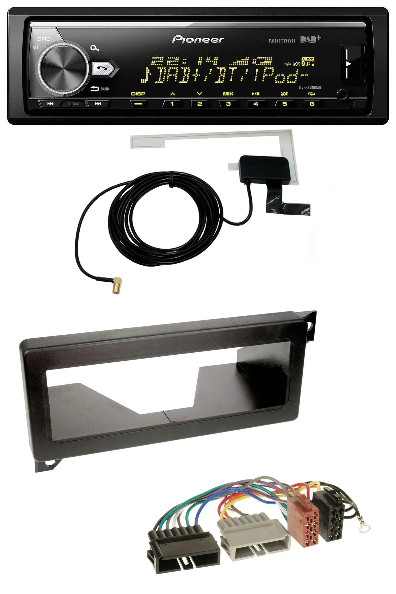 Pioneer Bluetooth DAB USB MP3 Autoradio für Chrysler Voyager Vision Neon Jeep Gr