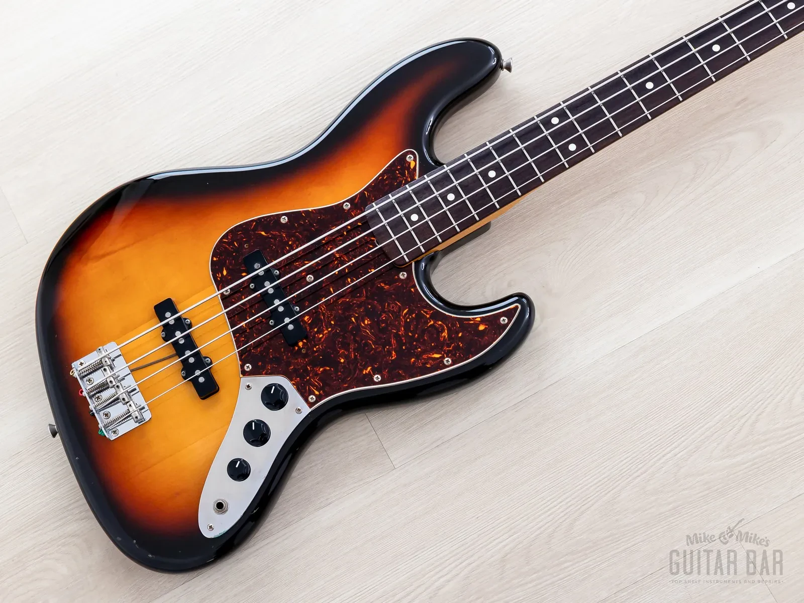 1988 Fender Jazz Bass ‘62 Vintage Reissue JB62-60 Sunburst, Japan MIJ Fujigen