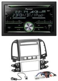 Pioneer Bluetooth MP3 DAB 2DIN USB CD Autoradio für Hyundai Santa Fe USB AUX 3 S
