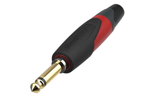 Разъем кабельный Neutrik NP2XX-SILENT Jack 6.3мм TS (моно) с выключателем