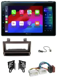 Pioneer Bluetooth DAB MP3 USB Autoradio für Hyundai Sonata ab 09 dunkelbraun met