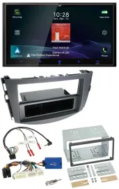 JVC USB Bluetooth 2DIN DAB Lenkrad Autoradio für Toyota RAV 4 ab 2011 28 Pin