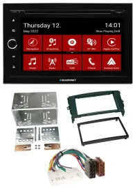 Blaupunkt MP3 DVD Bluetooth DAB 2DIN USB Autoradio für Toyota Auris 07-12 schwar