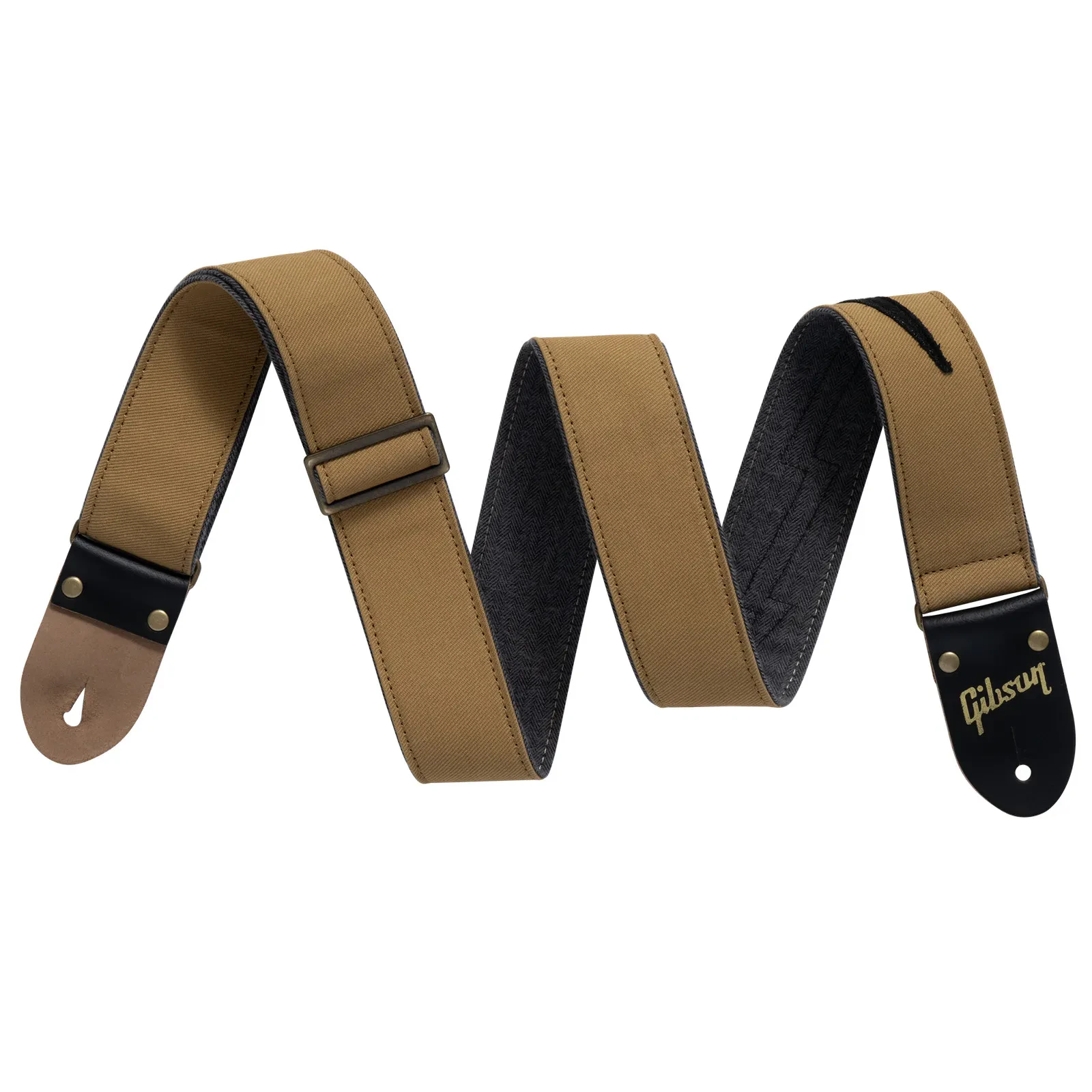 Гитарный ремень GIBSON The Vintage Bolt Strap коричневый