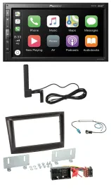 Автомагнитола для Fiat Doblo Pioneer 2DIN USB Bluetooth DAB MP3 черная