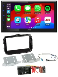 Автомагнитола для Alfa Romeo Giulietta (с 2013, тип 940 Facelift) JVC 2-DIN, Bluetooth, USB, MP3, DAB