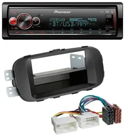 Автомагнитола Pioneer DAB, Bluetooth, USB, MP3 для Kia Soul (с 2014), чёрная