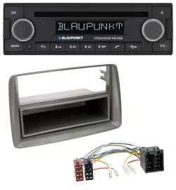 Blaupunkt MP3 Bluetooth DAB CD USB Autoradio für Fiat Panda (169 2003-2012) grau