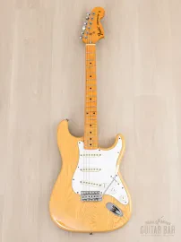 Электрогитара Fender Stratocaster 1972 Vintage Reissue ST72-500 SSS Natural Ash w/gigbag Japan 1990