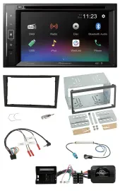 Pioneer Bluetooth Lenkrad USB 2DIN DAB DVD Autoradio für Opel Corsa D 2006-2008