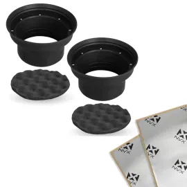 NVX XBAF8 Silicone Speaker Baffles & Sound Damping Kit