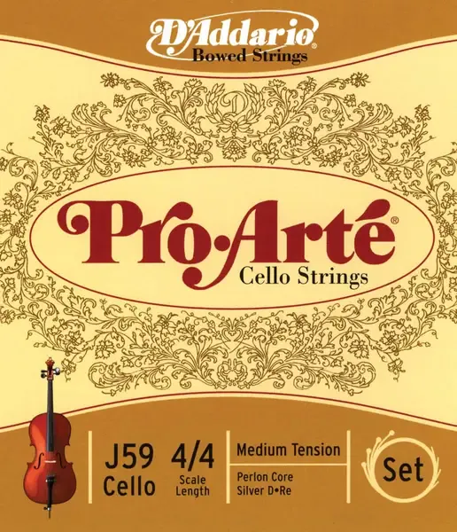 Струны для виолончели D'Addario Pro-Arte J59 4/4M