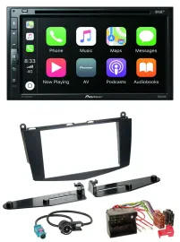Автомагнитола Pioneer 2-DIN DVD MP3 DAB Bluetooth USB для Mercedes C-Class (2007–2011)